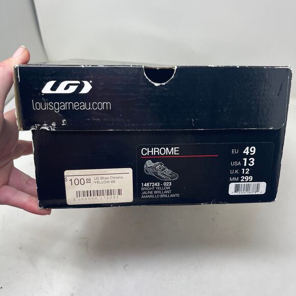 New Louis Garneau Men's Chrome Cycling Shoes 13 - Picture 6 of 6